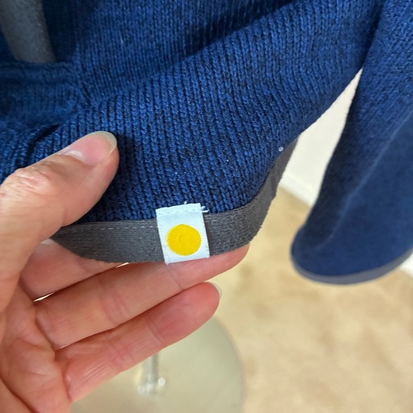 Life Is Good Blue and Gray Knit Pullover-Sz M - Picture 11 of 13